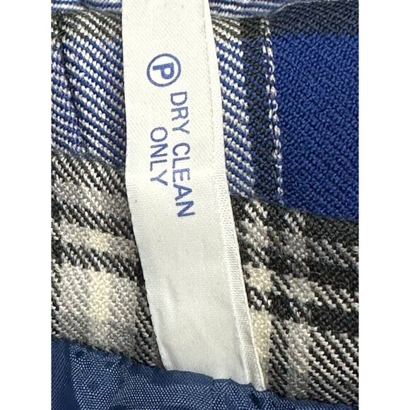 Vintage Wool Skirt Scotland Tartan Plaid Pleated Midi Drop Waist Sz 8 Peasant - Picture 11 of 12